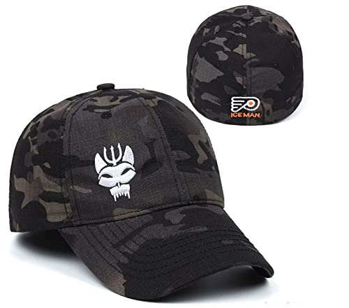 American Black Camouflage US Navy Seal Team Six Baseball Cap Flexible Fit Tactical Seals Trident Airsoft Hat