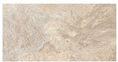 Palazzo Self Adhesive 12-Inch Vinyl Floor Tiles, 20 Rectangular Tiles - 12 x 24, Azurro Marble Pattern - Peel & Stick, DIY Flooring for Kitchen, Dining Room, & Bedrooms by Achim Home Décor
