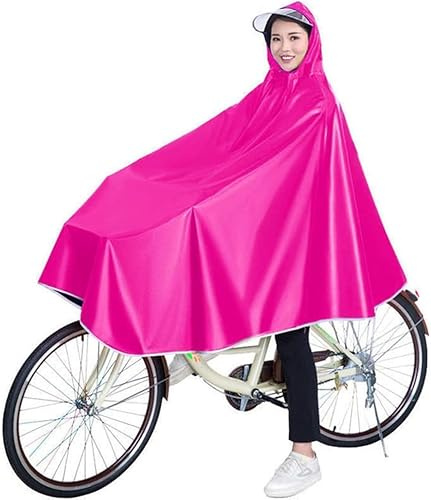 Electric Bicycle Raincoat Poncho with Brim Rain Poncho Bike Rain Coat Jacket Capes Reusable for Student Men Women Adults