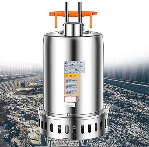 WEIMILOR Tube Stainless Steel Deep Well Pump Submersible Screw Well Pump Well Water Pump Max.Head Flow Well Pump for Home and Industrial Garden Agricultural,45MA