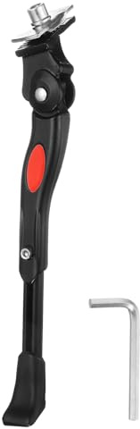 QUARKZMAN Cavalletto Posteriore per Bici in Alluminio Regolabile Supporto Centrale per Biciclette per Ruote da 24-29 Pollici con Attrezzo, Nero