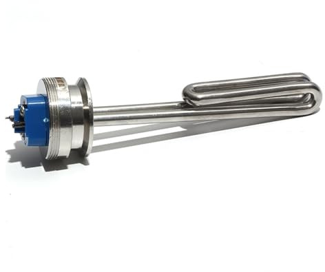Vqxmhrpw Calentador De Agua De Inmersión De Acero Inoxidable con Elemento Calefactor Plegable De Triple Abrazadera De 1,5 Y Diámetro Exterior De 50,5 Mm, 120 V, 1500 W Y 1650 W.(120V 1500W)