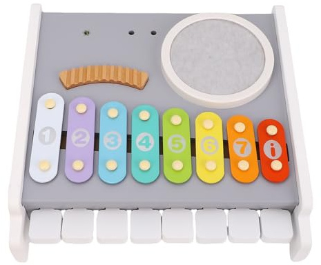 Acouto Jouet de Percussion Musicale en Bois, Instrument de Musique éducatif avec Coordination œil-Main pour Les Tout-Petits, Conçu pour l'éducation, Jouet de Percussion Musicale en Bois pour