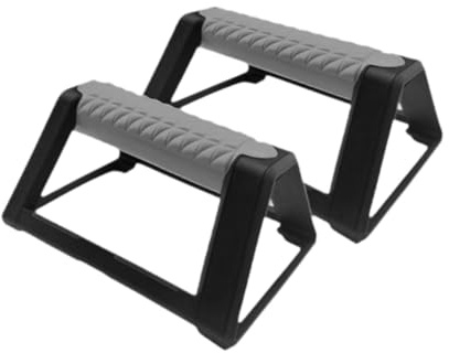 wisoolkic Armhävningsstång Armhävningsställ Armhävningshandtag Herr Halkfria golvställ Träningsutrustning Hemmagym Njut av styrketräningsutrustning Golvfitnessträning, Grå, 19x11x7 cm