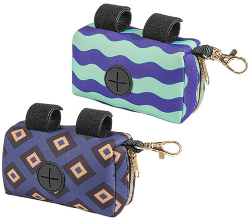 ELEOUTI 2pcs Diaper Bag Dispenser Neoprene Holder for Travel Outdoor Use | Nappy Bag Dispenser, Neat Storage Access, Lightweight Practical Design for Baby Outings