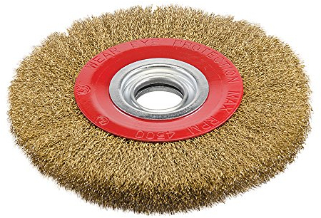 Silverline 245128 - Spazzola circolare metallica, 200x32mm