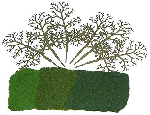 JTT Scenery Products Premium Series: Deciduous Tree Kit, 3-4