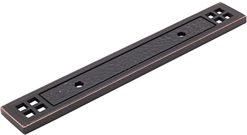Stone Harbor Hardware Arts & Crafts Cabinet Pull Backplate, 3 Center-to-Center, Vintage Bronze