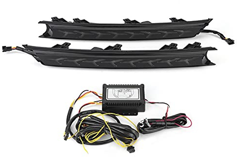 Kuuleyn Luz de circulación Diurna DRL Luz de circulación Diurna LED Luz de circulación Diurna Lámpara de conducción Diurna de Coche Lámpara de conducción LED