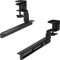 VIVO MOUNT-RAIL02H Höhenverstellbare Klemme und 30,5 cm Schienenset für DIY-Holz-Tastaturablagen (Ablage nicht enthalten), Untertisch-Auszugsschiene mit C-Klemmen-Befestigungssystem, Schwarz