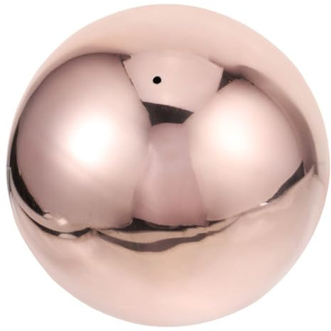 Toddmomy Sfera A Specchio Con Globo Da 5. 5 Pollici Sfera Da Giardino Liscia Riflettente Lucida Oro Rosa E Aggiunta Lucida A Qualsiasi Decorazione Del Giardino O Della Casa