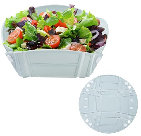 Bol Pliable en Silicone Portable Camping Bols Boîte de Conservation Pliable Multifonctions Saladier Assiettes à Dîner Pliantes Planche à Découper pour Pique Nique Randonnée Cuisine Collations Fruits