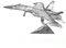 Metal Zone Air Force J-15 3D Metal Jigsaw Puzzle Model Fighter Plane Fighter Plane 3D Metal Jigsaw Puzzle for Adults 3D Metal Puzzle 4.4 x 3.5 x 2.5 inch