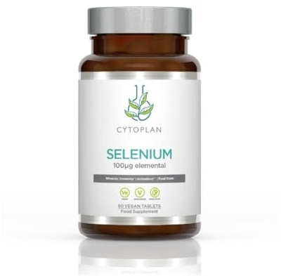Cytoplan Selenium 100ug Tablets 60 – Optimal Absorption – British Developed – Scientifically Formulated – High Bioavailability