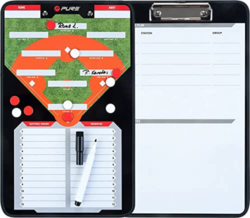 Pure2Improve 2Improve Taktiktafel Baseball, 35x22cm Trainingsboard