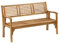 Dehner Klappbank Douglas, 3-Sitzer Gartenbank, 150 x 62 x 90 cm, FSC®-zertifiziertes Akazienholz, geölt, Natur