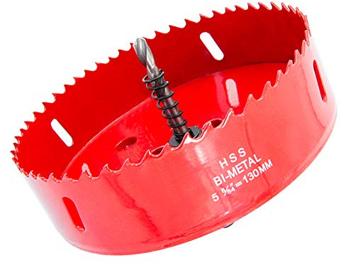 130mm hålsåg LAIWEI hålskärare, för borrning av trä, aluminiumprofiler, gips, PVC och annat