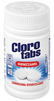 CLORO TABS CANDEGGINA EFFERVESCENTE IN PASTIGLIE DA 150g SBIANCANTE IGIENIZZANTE