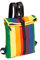 New Rebels ® Rainbow Rolltop Rucksack Mini 27X8X33Cm - Rainbow