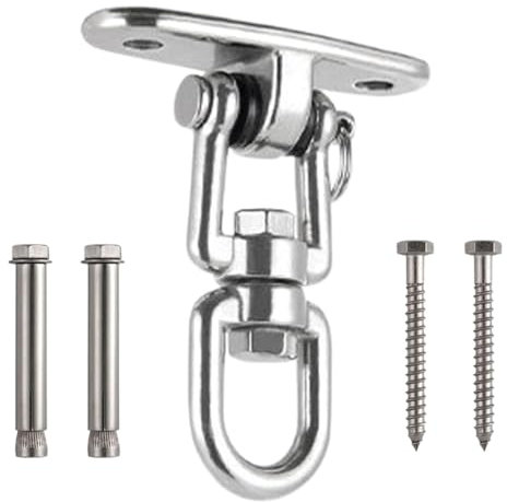 Supports De Balançoire - Supports De Balançoire Robustes, Crochets De Quincaillerie Pivotants | Supports De Cadre De Balançoire, Supports De Balançoire D'extérieur pour Porche Patio Aire De Jeux