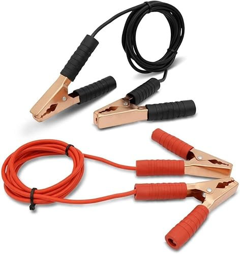 SQUADO Cavi per Batteria Auto 1200AMP, Cavi di Avviamento 2,4m, Cavi di Collegamento Amperaggio1200A