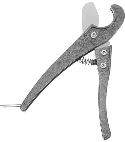 HEALEEP Tagliatubi Cricchetto Professionale Per Pvc Strumento Da Taglio Per Tubi Plastici Pe e Pu Facile Da Usare Alta Resistenza Design Efficiente Per Idraulici e Manutentori
