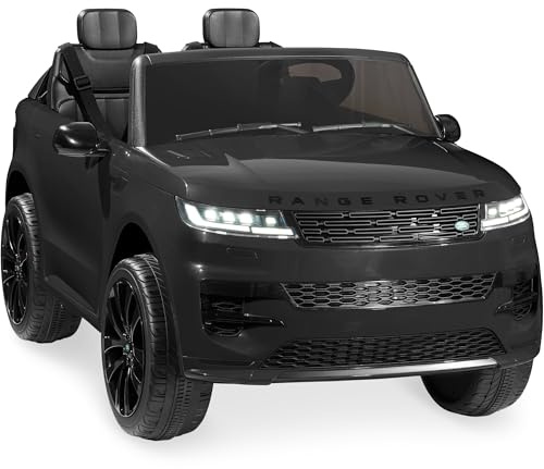 Best Choice Products 24V 2-Seater Licensed Range Rover Sport Electric Ride On Car for Kids with Parental Remote Control, 132 lb Weight Capacity - Black