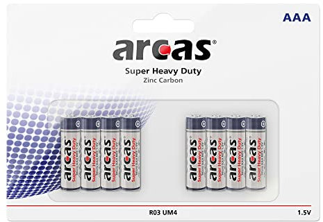 Micro-Batterie Super Heavy Duty 1,5V, Typ AAA/R03, 8er-Pack