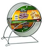 Wild Harvest 7 inch Metal Pet Activity Wheel For guinea pigs, hamsters, gerbils and other small animals