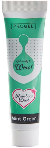 Colorant alimentaire professionnel Rainbow Dust ProGel, vert menthe 25 g
