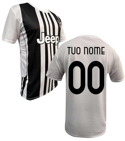 Maglia J U V E 2025 2026 Replica Ufficiale Home Adulto Bambino Personalizzabile