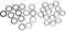 Guitar Jack Nut Washer Kit Eujgoov M9 Female Thread Potentiometer Nuts and Washer Replacement for Electric Guitar Bass Silver