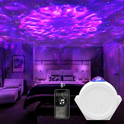 Proiettore Cielo Stellato, 3 in 1 Luce Notturna Intelligente, Lampada Stelle Proiettore Bambini Adulti, WiFi, Controllo Vocale,Lampada da Palcoscenico, Regalo per Bambini, Feste, Camera da Letto