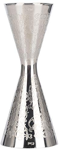Cocktail Measure Jigger, 30ml 45ml Spirit Measuring Cup Japanese Double Shot Measure for Spirits Reversible Alcohol Pourer with Incremental Gradations Home Bar Accessories for Gin Whiskey Making