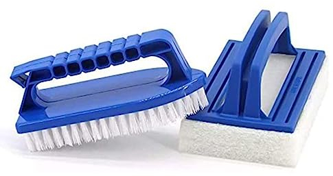 Cepillo de Esponja para Limpieza de Piscinas, 2 Unidades, Esponja para SPA con Mango