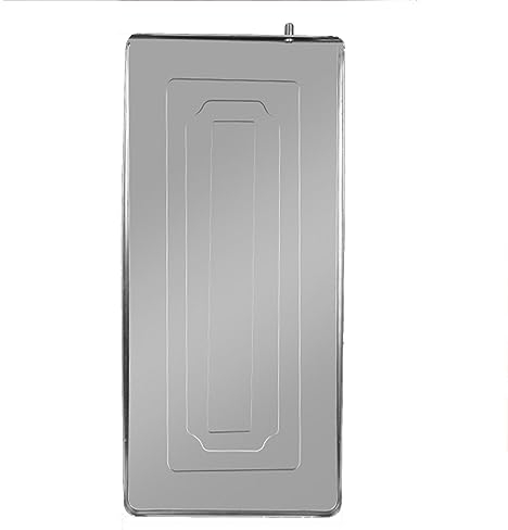 UZSPAC Auffangwanne der Klimaanlage Edelstahl Material Auffangwanne mit Ablauf und 1m Ablaufschlauch Gelten für Split Klimaanlagen Außengeräte (Size : 3P)