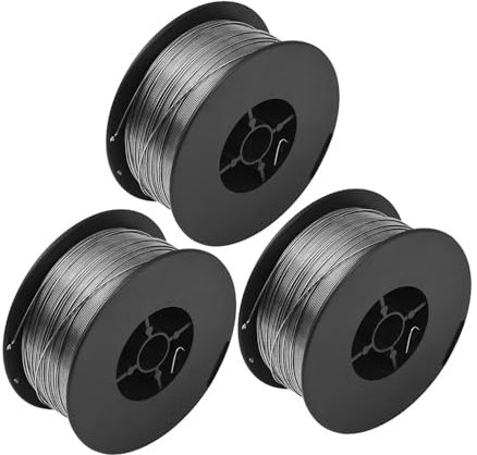 GLEAVI 3rolls Flux Core Mig Welding Wire Gasless Welding Spool Suitable for Construction and Home Use