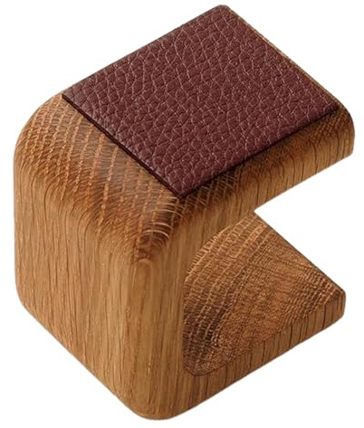 Soporte de madera para reloj, con almohadilla de , pantalla individual de madera maciza, para hombres y mujeres, hecho a mano para todos los modelos