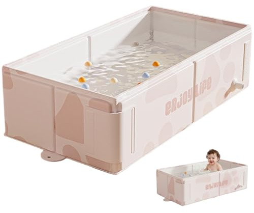Bañera plegable para bebé, plegable, para recién nacidos y niños pequeños, portátil que ahorra espacio, estilo 3