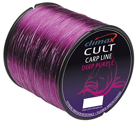 CULT Deep Purple Climax Angelschnur Karpfenschnur Fluorocarbon ummantelt 0,40mm