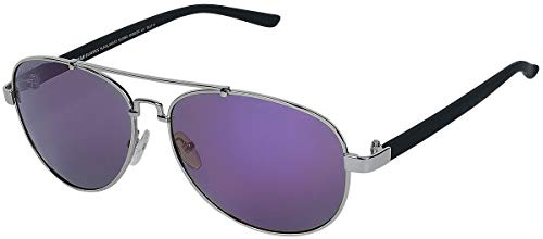 Urban Classics Sunglasses Mumbo Mirror UC, Gafas Unisex Adulto, Plata/Violeta, One Size