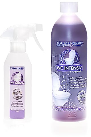 Das Blaue Wunder WC Intensiv (750 ml) Badreiniger I Sanitärreiniger I Toilettenreiniger Konzentrat I selbstständige Reinigung