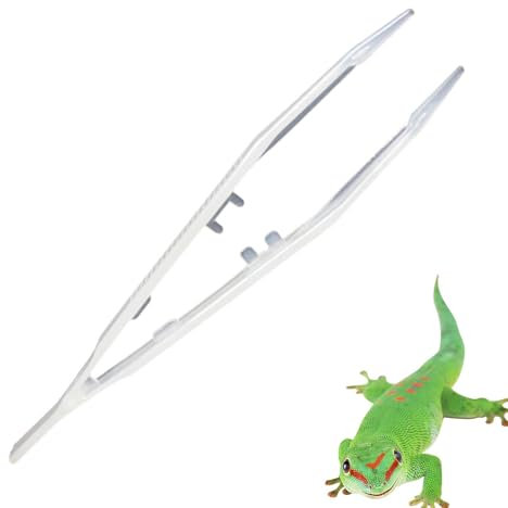Hugsweet Reptilienpinzette Füttern,Futterpinzette Reptilien | Lange Pinzetten-Feeder-Werkzeuge, die im Dunkeln leuchten - rutschfeste Futterzange für Schlangen, Eidechsen, Frösche, Spinnen und mehr