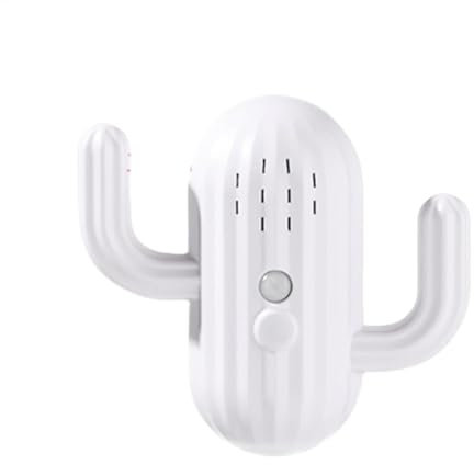 Motion Sensor Sound Player, Wireless Sensor Alarm, Cactus Hooks Voice Recorder, Elderly Reminder, Home Safety Alert, 4.33x4.02 Inch, Ideal for Dementia Care