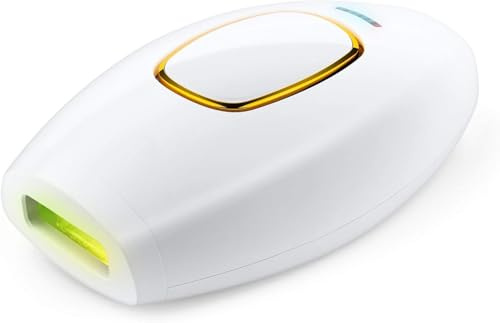 Ubcwin IPL Hair Removal Device, with 5 Energy Level,500,000 Flashes,3 Function, Laser Permanent Hair Remover Painless for Women and Men,Facial,Bikini,Body - White