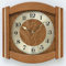 AMS 5822/4 Wanduhr Funk Mineralglas Eiche massiv