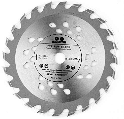 Hoja de sierra circular para madera (130 x 12 mm, 24 dientes)