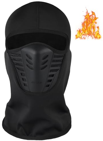 AMFUN Winter Sturmhaube, Gesichtshaube, Balaclava Gesichtshaube, Motorrad Radfahren Ski Sturmhaube, Winddichte wasserdichte Kopfbedeckung für Winter Sport & Outdoor, UV-Schutzschal für Herren & Damen
