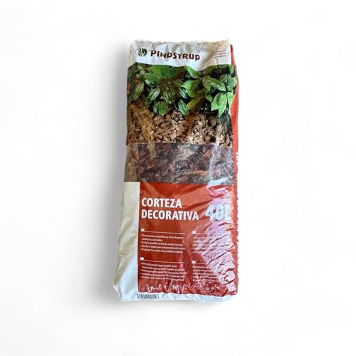 Genérico Corteza de Pino para Jardines - Corteza de Pino Natural Decorativa para Plantas - Sacos de 40L