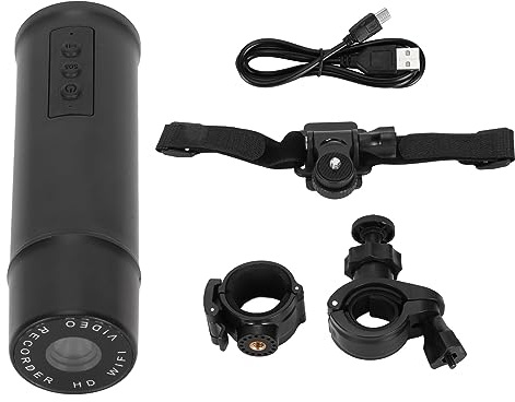 Camage Caméra de Bord 1080p 120 Degrés avec Vision Nocturne et Connexion WLAN pour Voiture, Camion, Utilitaire, Taxi, Livraison, Surveillance Parking, Dash Cam